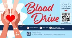 firm blood donation drive graphic